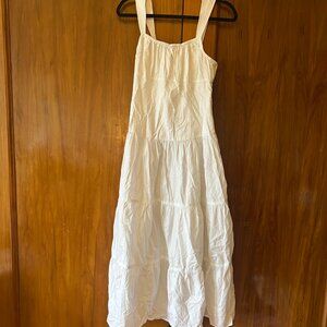 Aritzia Strudel Poplin Maxi Dress- M